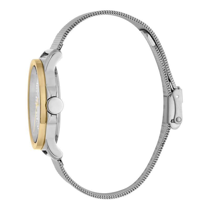 Esprit Women's Watch With Silver Stainless Steel Case And Silver Stainless Steel Band by i-watch
