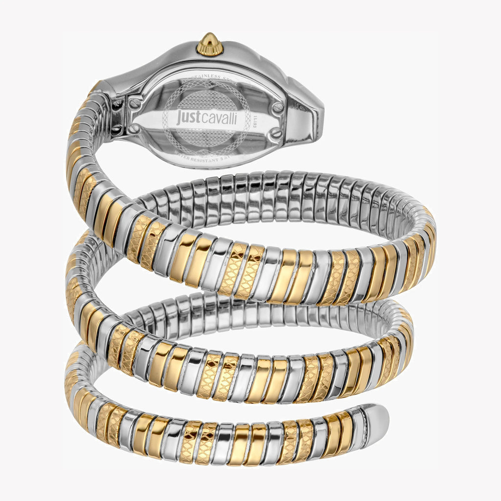 JUST CAVALLI Women's Watch with Silver & Gold Stainless Steel Case and Silver & Gold Stainless Steel Band-i-Watch-3