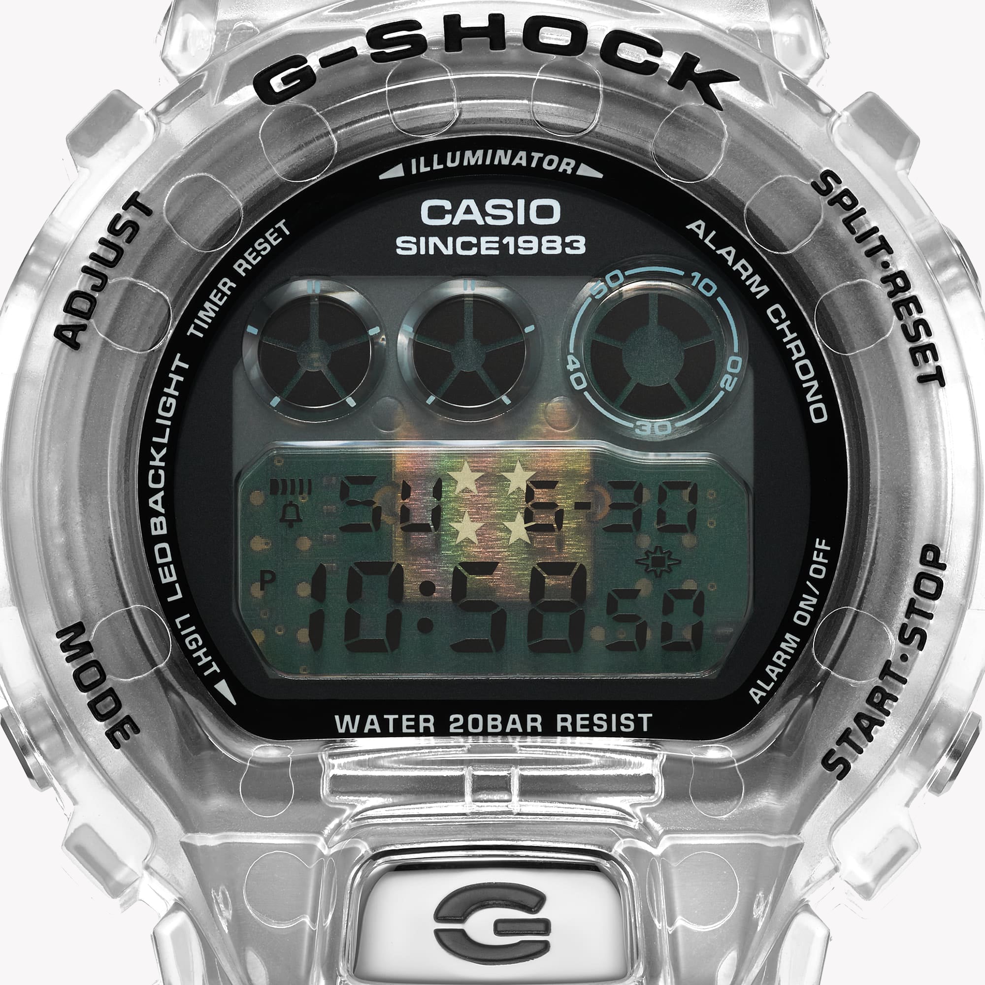 Casio G-Shock Men's Translucent Resin Watch, Digital | DW-6940RX-7ER