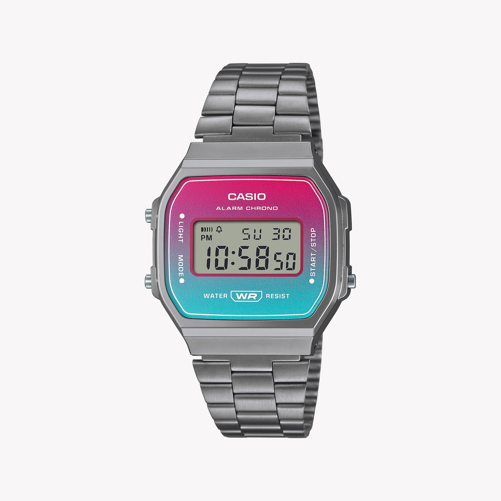 Casio Men's Stainless Steel Watch, Silver Case | A168werb-2adf by i-watch