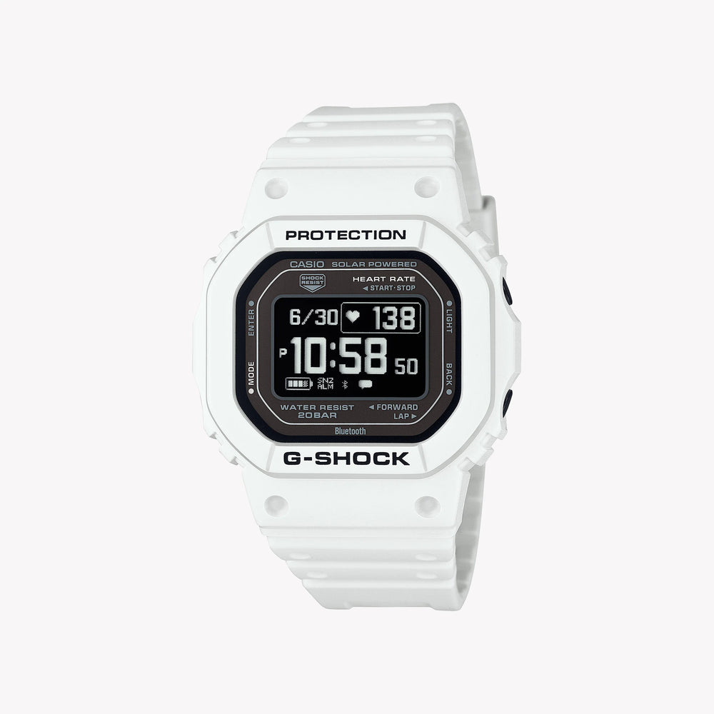 Casio G-Shock Men's White Resin Watch, Digital Display | Dw-H5600