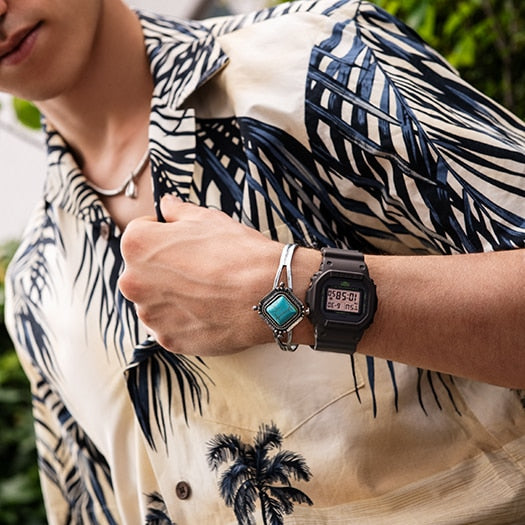 CASIO G-SHOCK DW-5600MNT-1DR ADVENTURE - ARTISTIC BLACK RESIN MEN'S WATCH-i-Watch-3