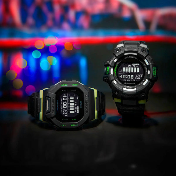 G-Shock Men's Black Resin Watch, Digital Dial | Gbd-200lm-1dr by i-watch