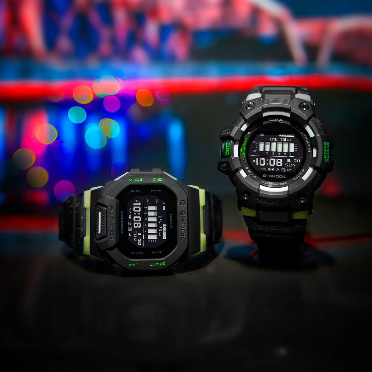 CASIO G-SHOCK GBD-200LM-1DR BOLD ADVENTURER - MEN'S SPORTY SMARTWATCH with black resin band and digital dial