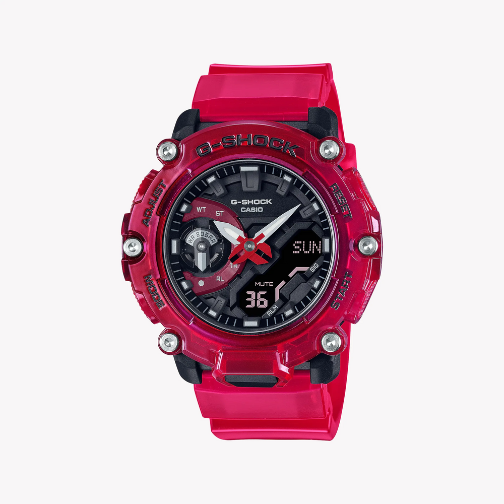 G-Shock Women's Pink Resin Watch, Digital Dial | Ga-2200skl-4adr by i-watch