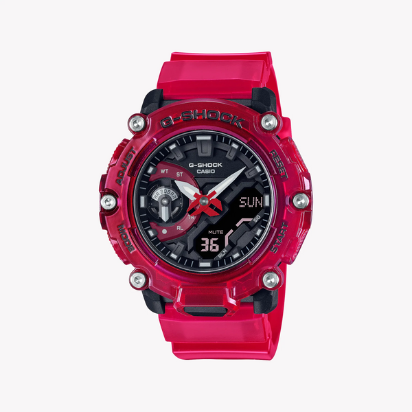 G-Shock Women's Pink Resin Watch, Digital Dial | Ga-2200skl-4adr by i-watch
