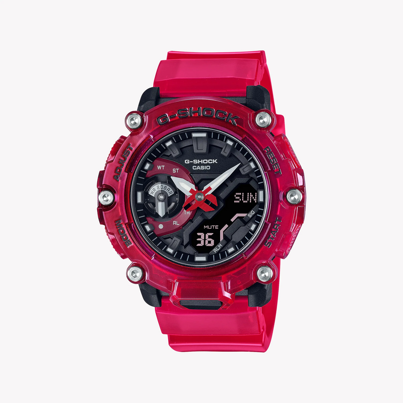 G-Shock Women's Pink Resin Watch, Digital Dial | Ga-2200skl-4adr by i-watch