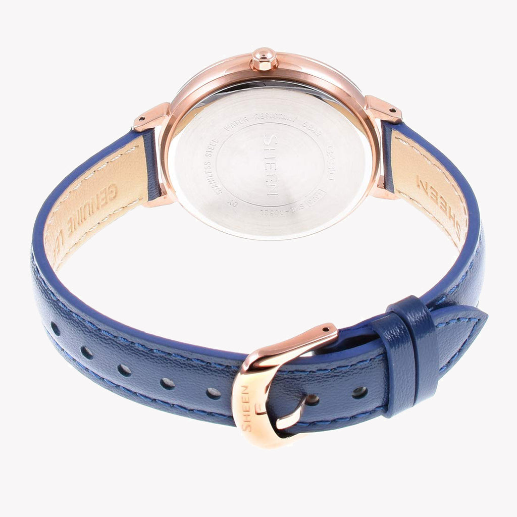 CASIO SHE-4052PGL-7AUDF ELEGANT ROSE GOLD TIMEPIECE - LUXURIOUS WOMEN'S WATCH WITH SWAROVSKI CRYSTALS-i-Watch-2