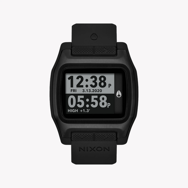 Nixon Men's Black Rubber Watch, Digital Display | A1308-001 by i-watch