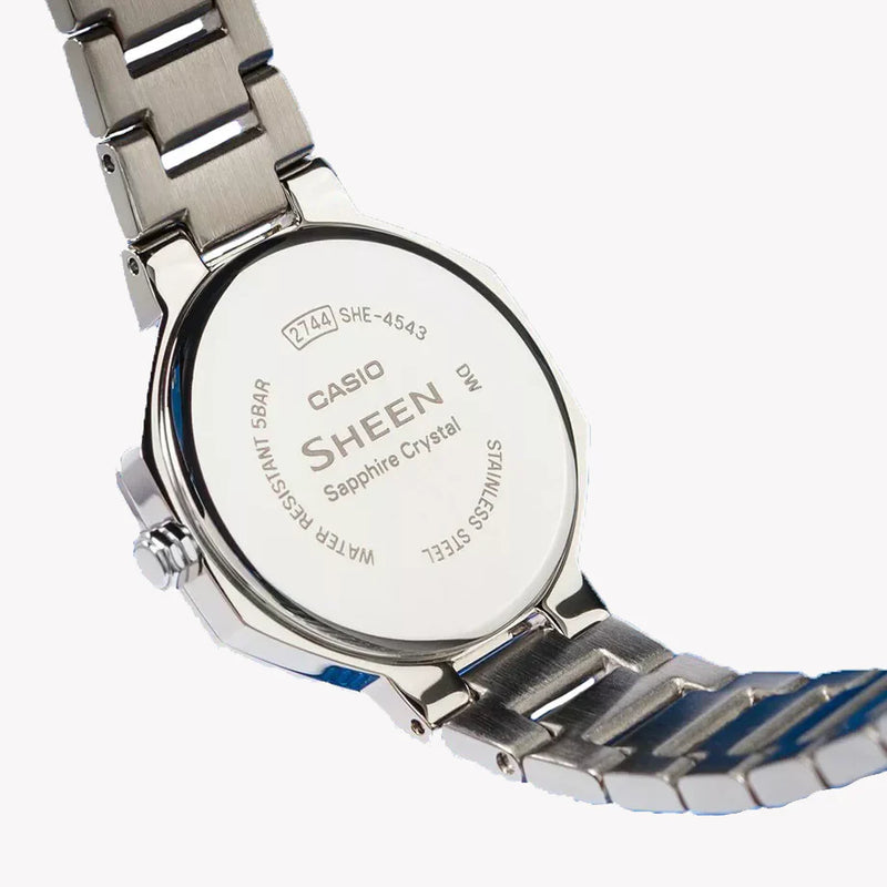Sheen Women's Stainless Steel Watch, Silver Dial | She-4543d-7auer by i-watch