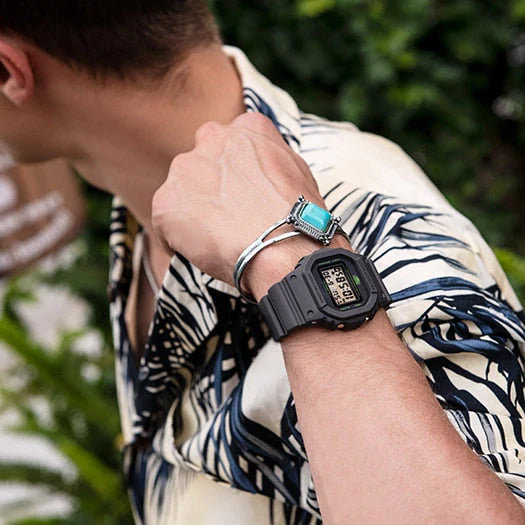 Casio G-Shock Dw-5600mnt-1dr Adventure - Artistic Black Resin Men's Watch by i-watch