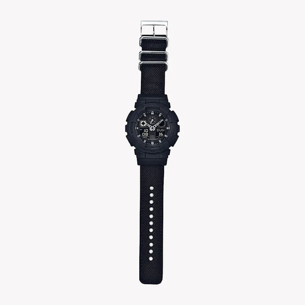 Casio G-Shock Ga100bbn-1a - Bold Adventurer Series Men's Watch With All-Black Design And Rugged Functionality by i-watch