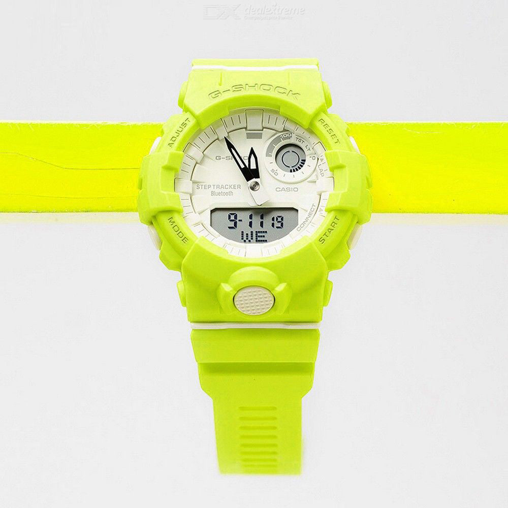 CASIO G-SHOCK GMA-B800-9ADR BOLD & BRIGHT - UNLEASH YOUR STYLE Women's Watch with vibrant yellow resin band and exceptional durability.-i-Watch-5