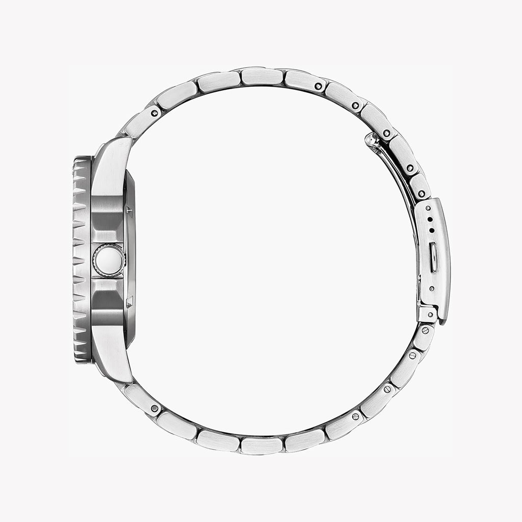 CITIZEN NJ0129-87X - STRIKING AUTOMATIC TIMEPIECE FOR MEN WITH GREEN DIAL & POLISHED SILVER BAND-i-Watch-3