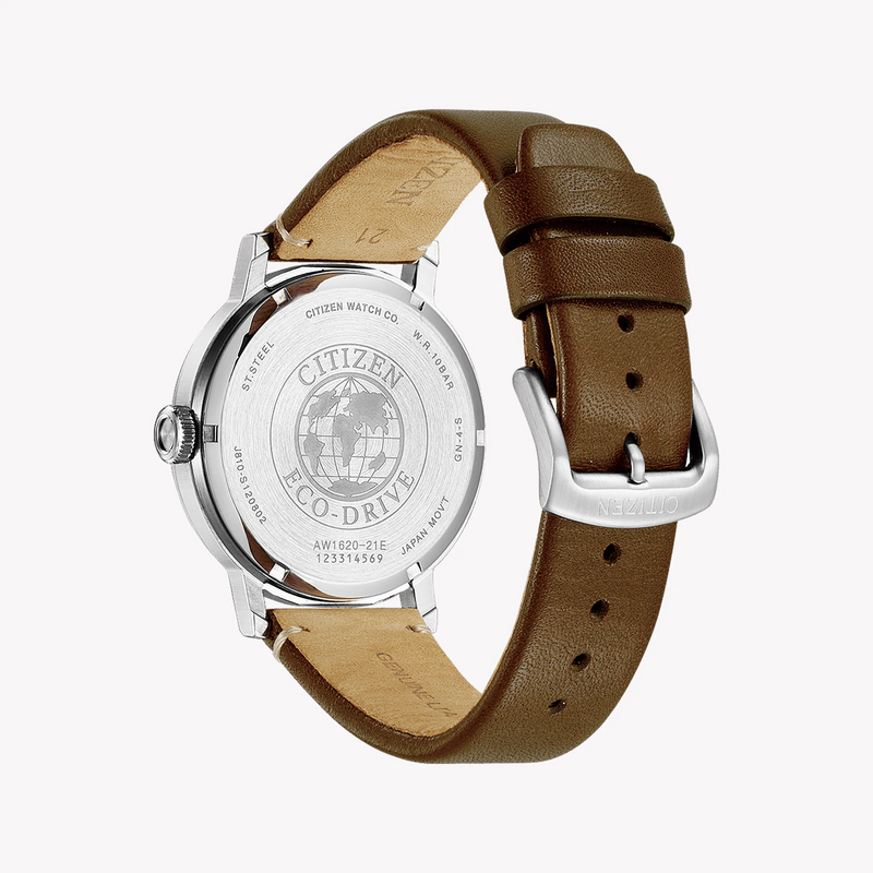 Citizen Aw1620-21e Bold Classic - Stunning Eco-Drive Men's Timepiece With Brown Leather Band by i-watch