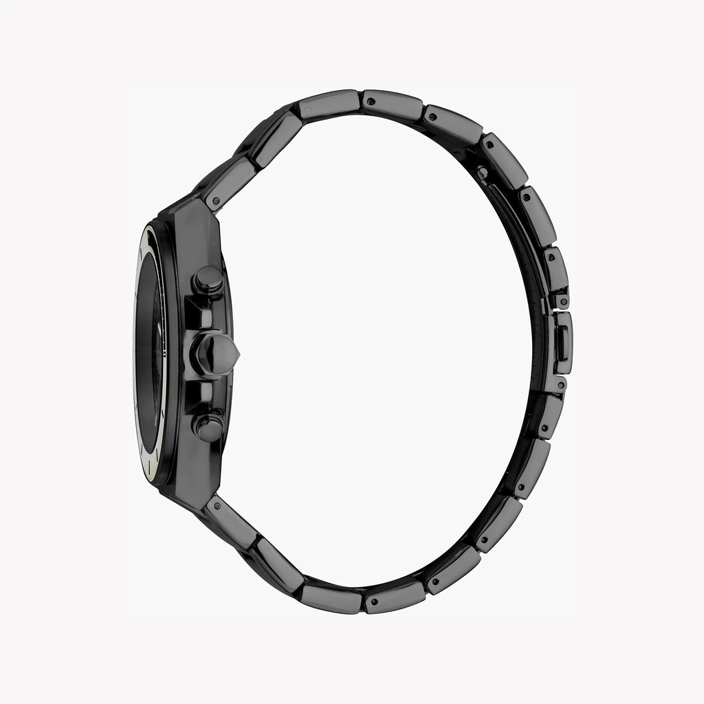 JUST CAVALLI BLACK STAINLESS STEEL ELEGANCE - SOPHISTICATED MEN'S WATCH 43MM-i-Watch-2