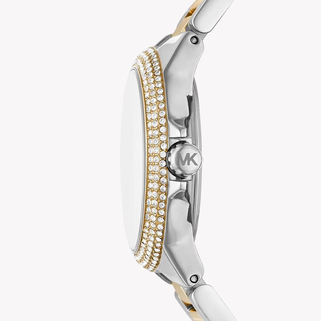 MICHAEL KORS MK6982 SILVER-GOLD GLAM - ELEGANT WOMEN'S TIMEPIECE-i-Watch-2