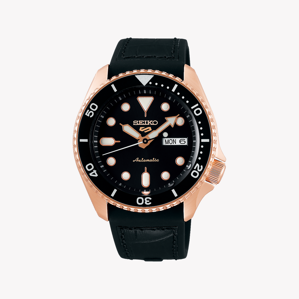 SEIKO 5 SRPD76K1 Men's Automatic Rose Gold Watch-i-Watch