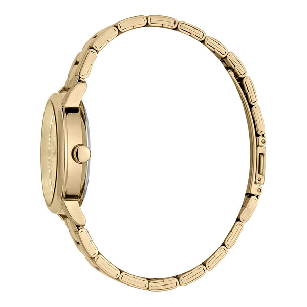 Esprit Women's Watch With Gold Stainless Steel Case And Gold Stainless Steel Band by i-watch
