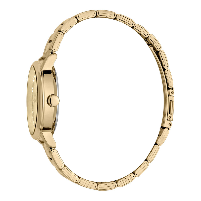 Esprit Women's Watch With Gold Stainless Steel Case And Gold Stainless Steel Band by i-watch