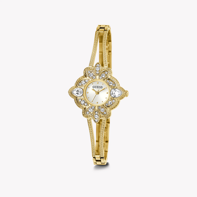 Guess Women's Gold Watch, White Dial | Gw0681l2 by i-watch