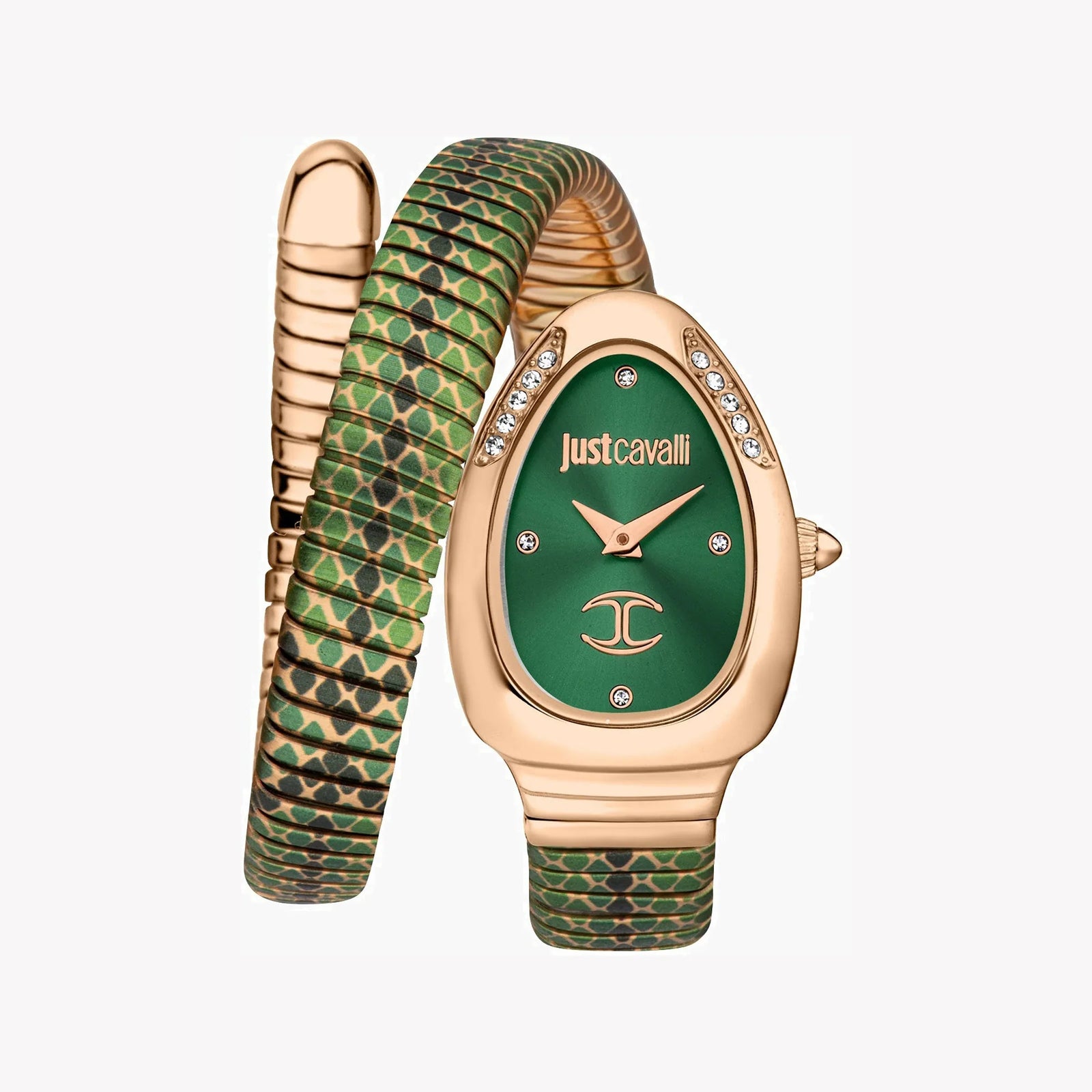 Just Cavalli Women's Rose Gold Watch, Green Dial | Jc1l251m0075 by i-watch