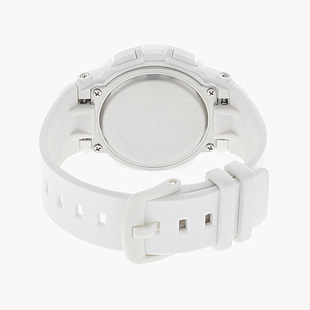 BABY-G BGA-250-7A2DR - SUMMER ESCAPADE - Chic Sporty Women's Watch in White Resin with Neon Display-i-Watch-3