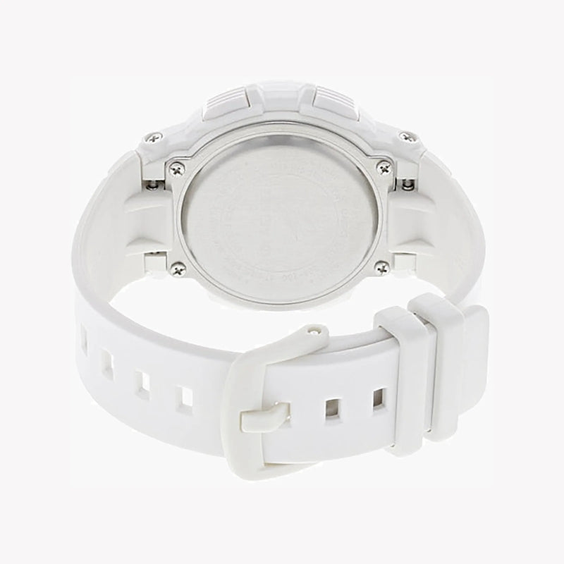 Baby-G Bga-250-7a2dr - Summer Escapade - Chic Sporty Women's Watch In White Resin With Neon Display by i-watch