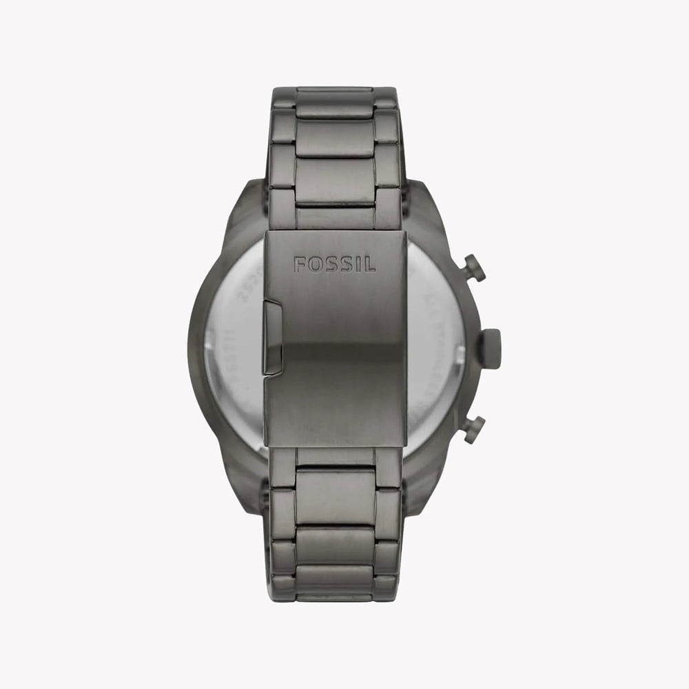 Fossil Men's Gray Stainless Steel Watch, Blue Dial | Fs5711 by i-watch