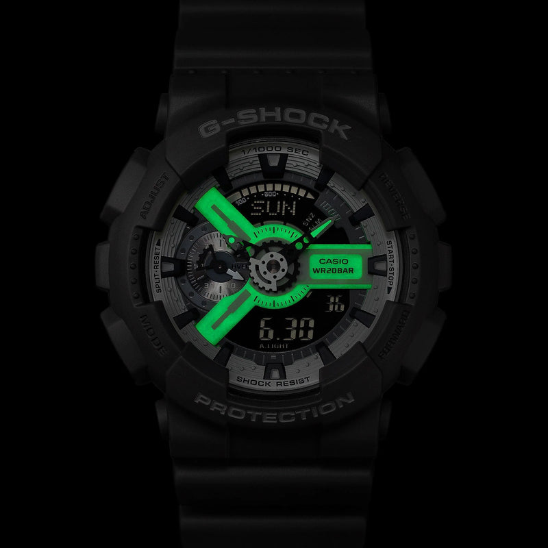 G-Shock Men's Dark Gray Resin Watch, Sporty Design | Ga-110hd-8adr by i-watch