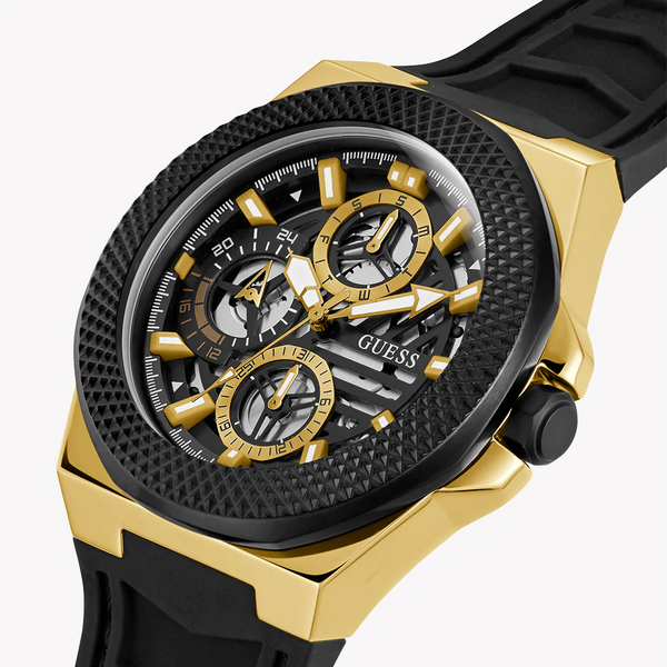 Guess Men's Gold Watch, Multicolor Dial | Gw0577g2 by i-watch