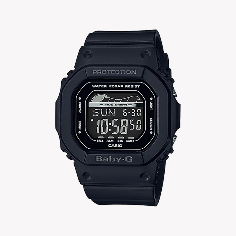 Baby-G Women's Black Resin Watch, Digital Display | Blx-560-1dr by i-watch