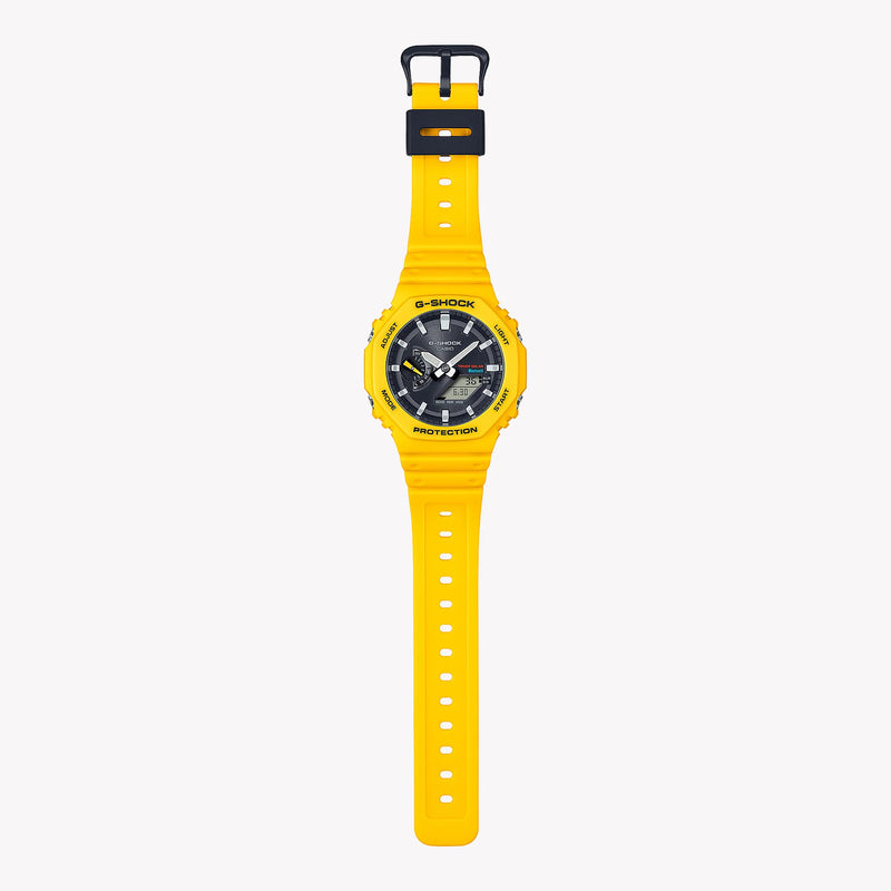 G-Shock Men's Yellow Resin Watch, Tough Solar | Ga-B2100c-9adr by i-watch