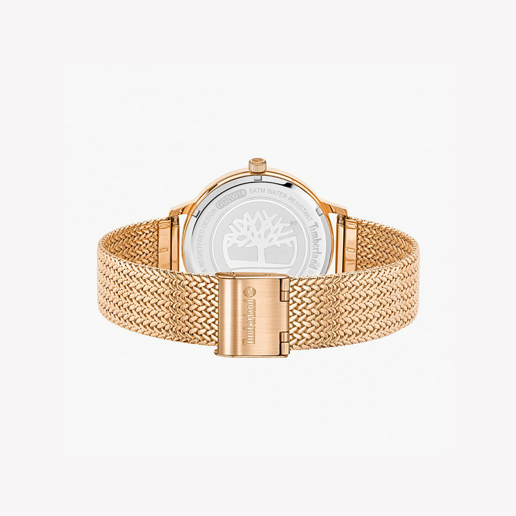 TIMBERLAND TDWLG2001451 - ELEGANT GOLD WOMEN'S WATCH WITH STUNNING WHITE DIAL & RELIABLE WATER RESISTANCE-i-Watch-2