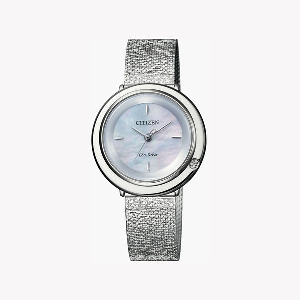 Citizen Em0640-82d - Elegant Timepiece For Modern Women, Stylish Silver Dial & Comfortable Fit by i-watch
