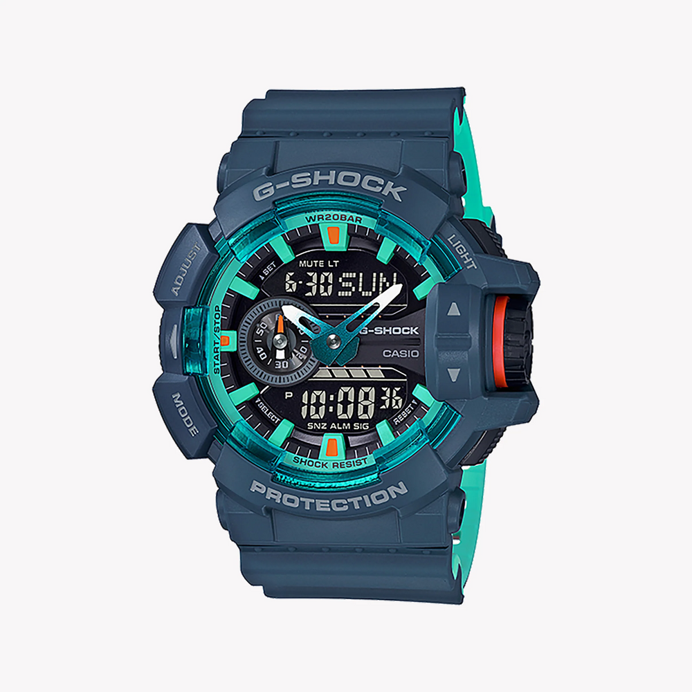 Casio G-Shock Ga-400cc-2adr Bold Sporty Style - Vibrant Blue Timepiece For Adventure-Ready Men by i-watch