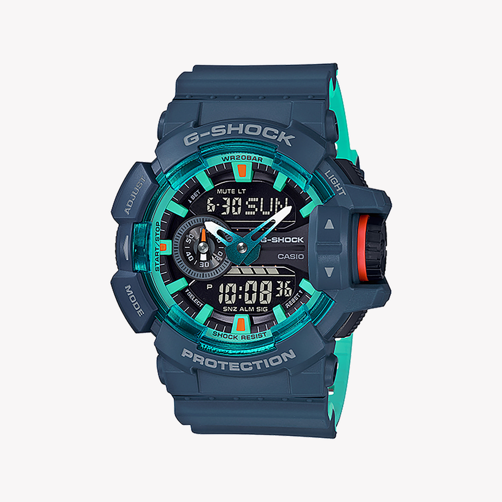 CASIO G-SHOCK GA-400CC-2ADR BOLD SPORTY STYLE - VIBRANT BLUE TIMEPIECE FOR ADVENTURE-READY MEN