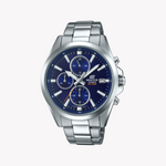 CASIO EDIFICE EFV-560D-2AVUEF - SPORTY ELEGANCE IN STAINLESS STEEL WITH BLUE DIAL