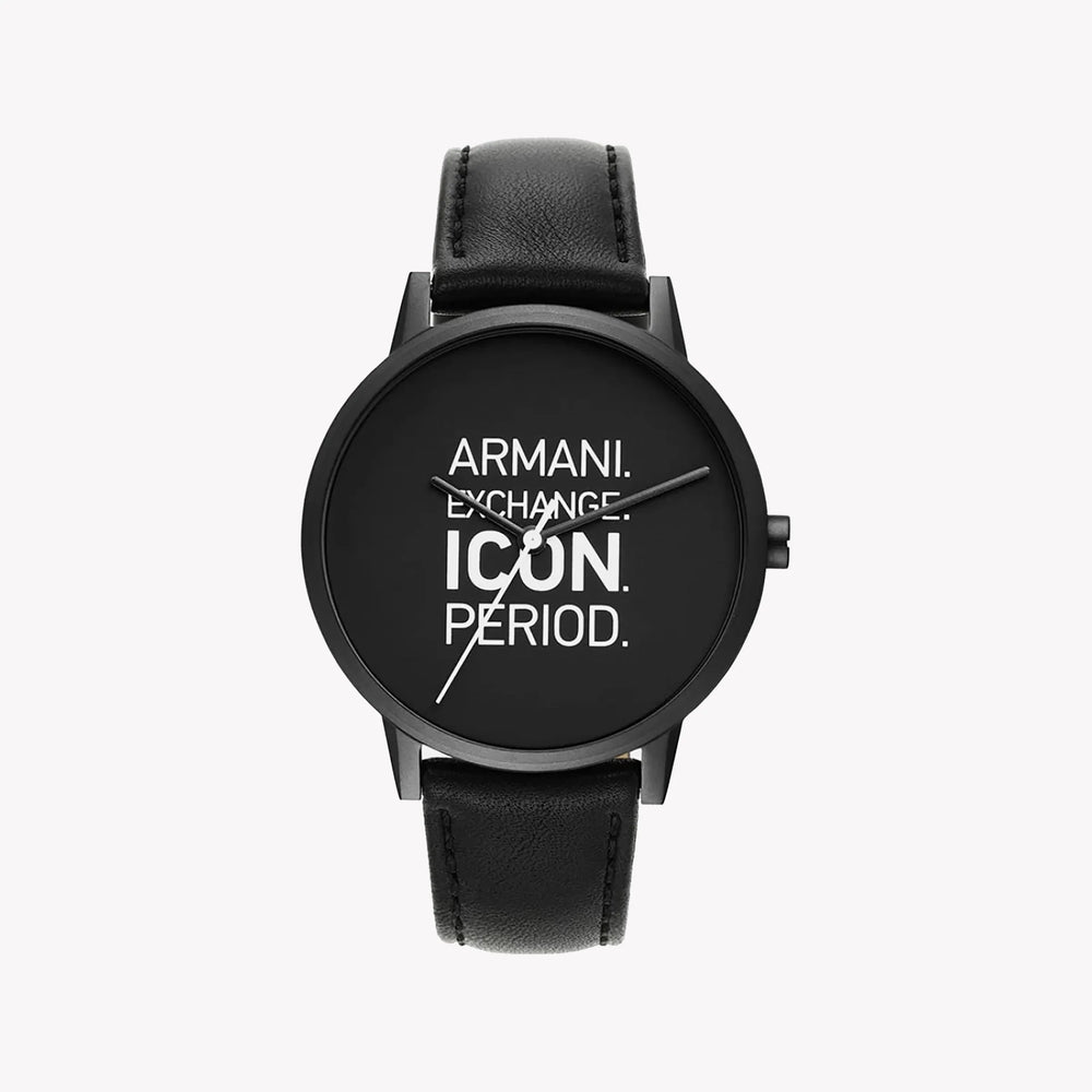ARMANI EXCHANGE AX2732 - BOLD BLACK TIMEPIECE FOR MODERN MEN'S STYLE