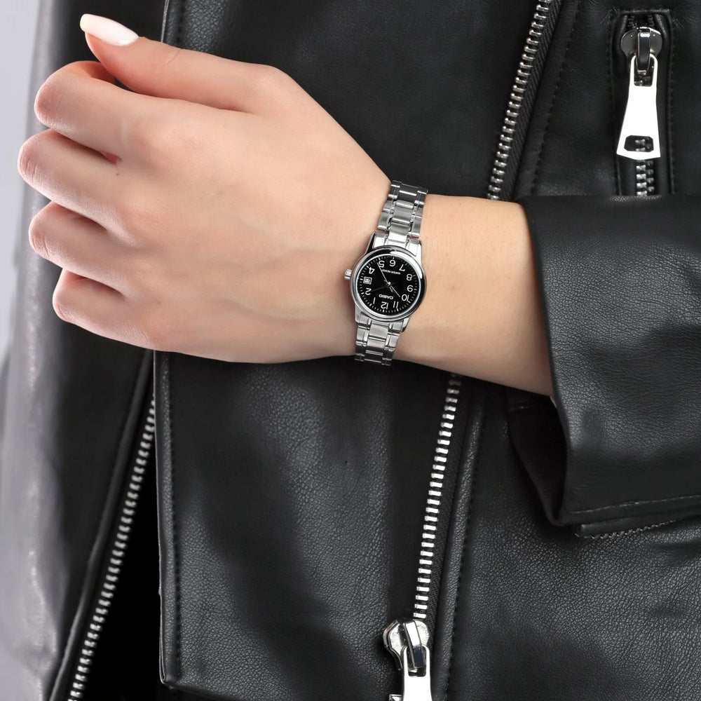 CASIO Women's Watch with Silver Stainless Steel Case and Silver Stainless Steel Band-i-Watch-2