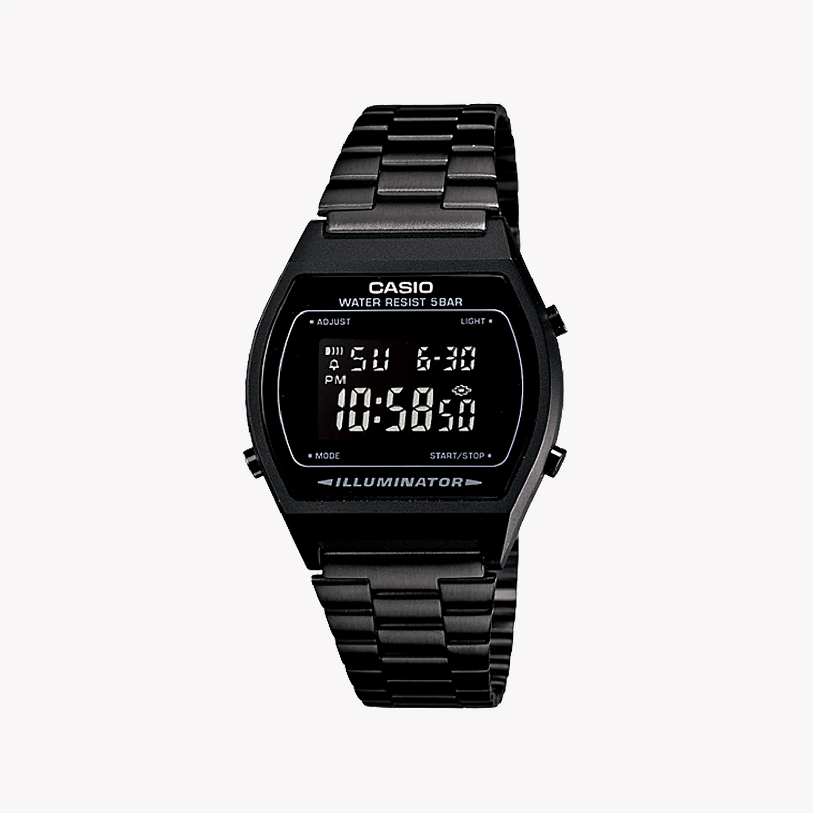 Casio Men's Black Metal Watch, Black Dial | B-640wb-1bef by i-watch