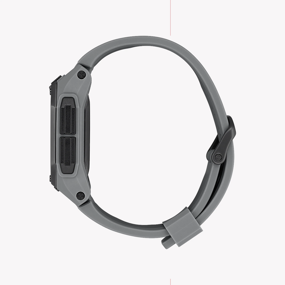 Nixon Men's Grey Rubber Watch, Digital Display | A1180-632 by i-watch