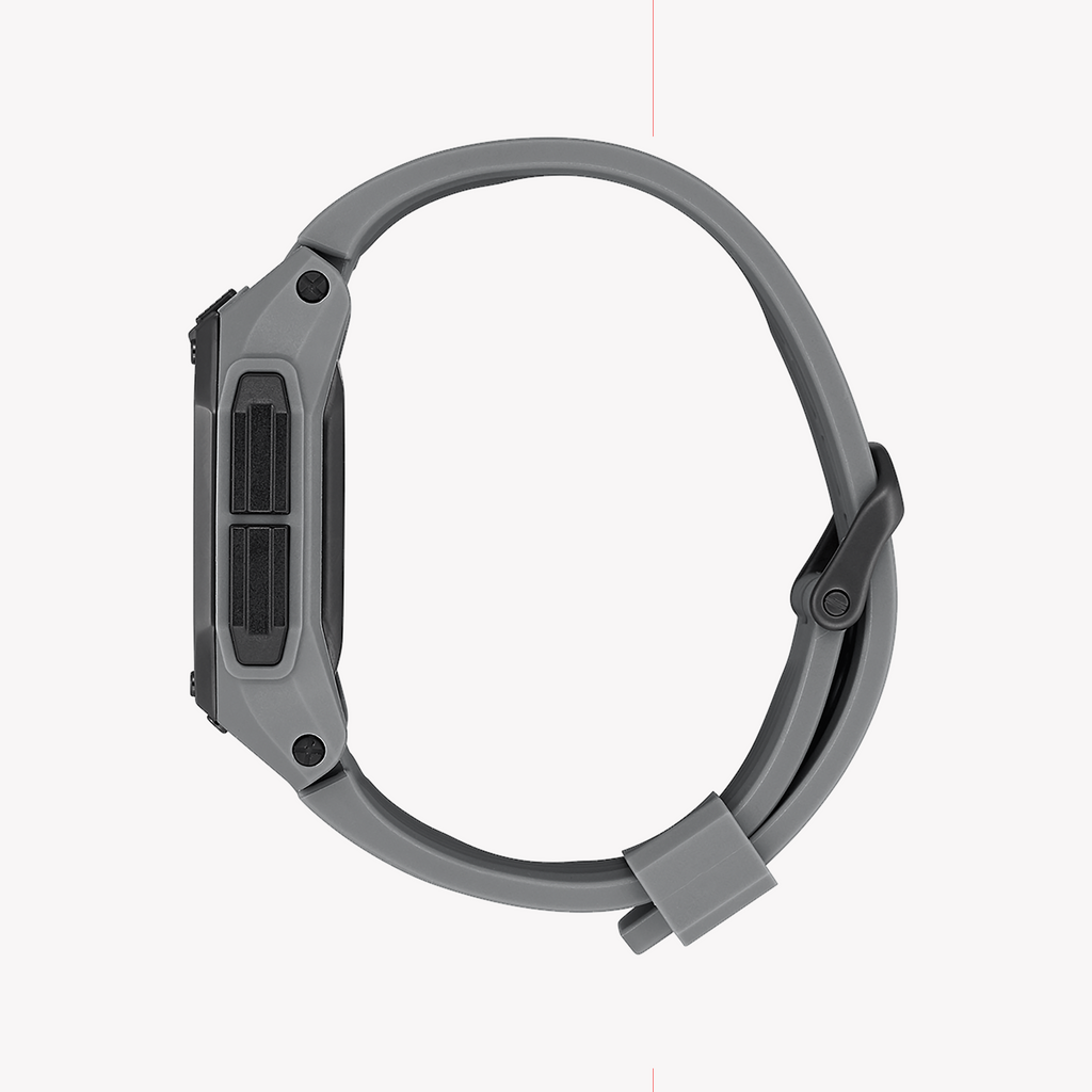 NIXON A1180-632 DYNAMIC FLAIR - MEN'S GREY RUBBER DIGITAL WATCH FOR ACTIVE LIFESTYLES-i-Watch-2