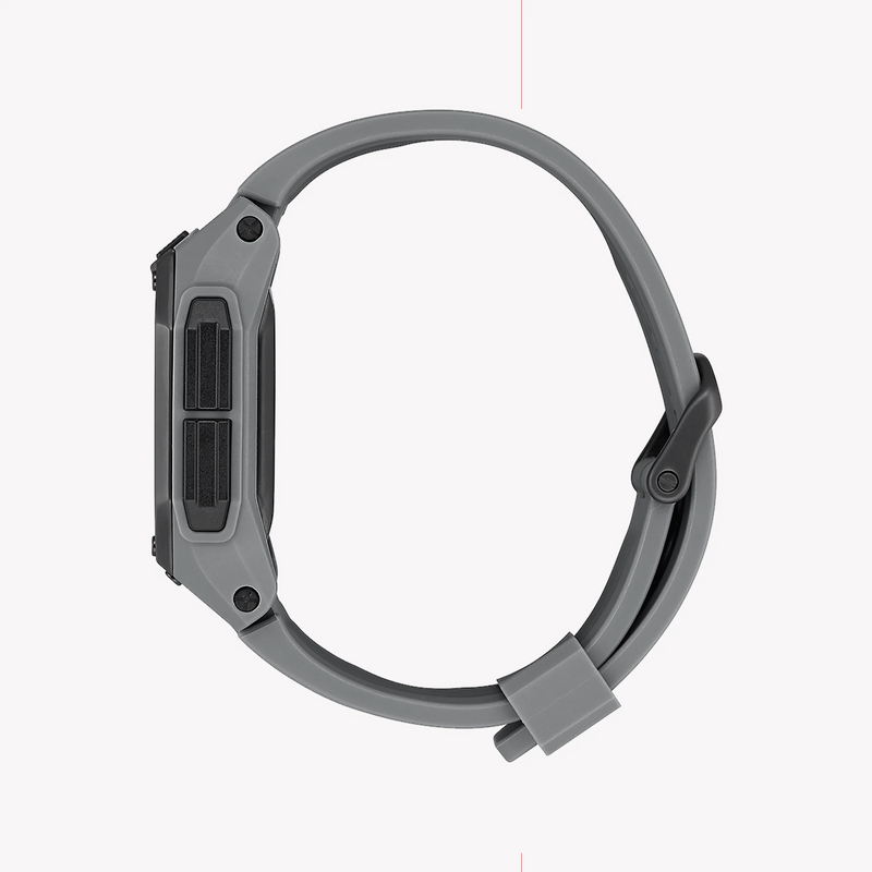 Nixon Men's Grey Rubber Watch, Digital Display | A1180-632 by i-watch