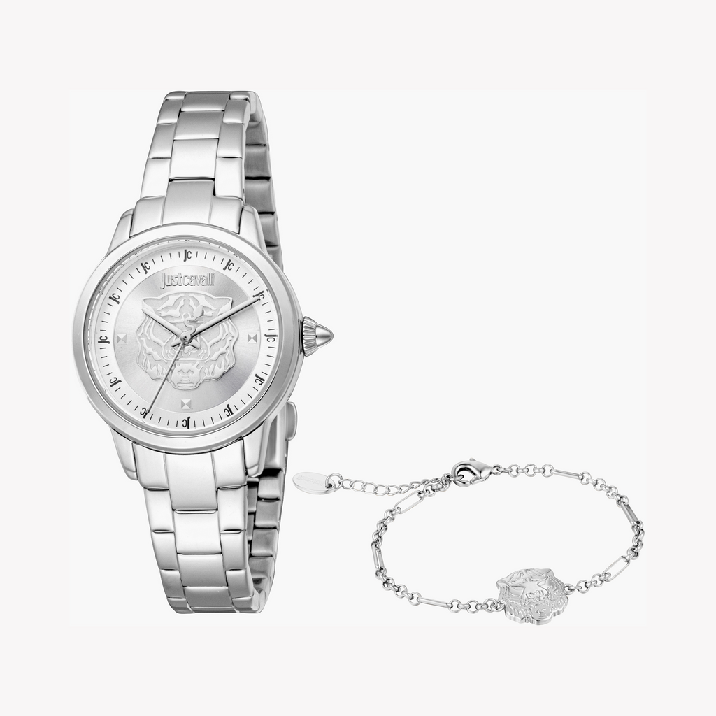 JUST CAVALLI JC1L334M0045 - ELEGANT SILVER TIMEPIECE FOR WOMEN - STYLISH & VERSATILE ACCESSORY-i-Watch-4