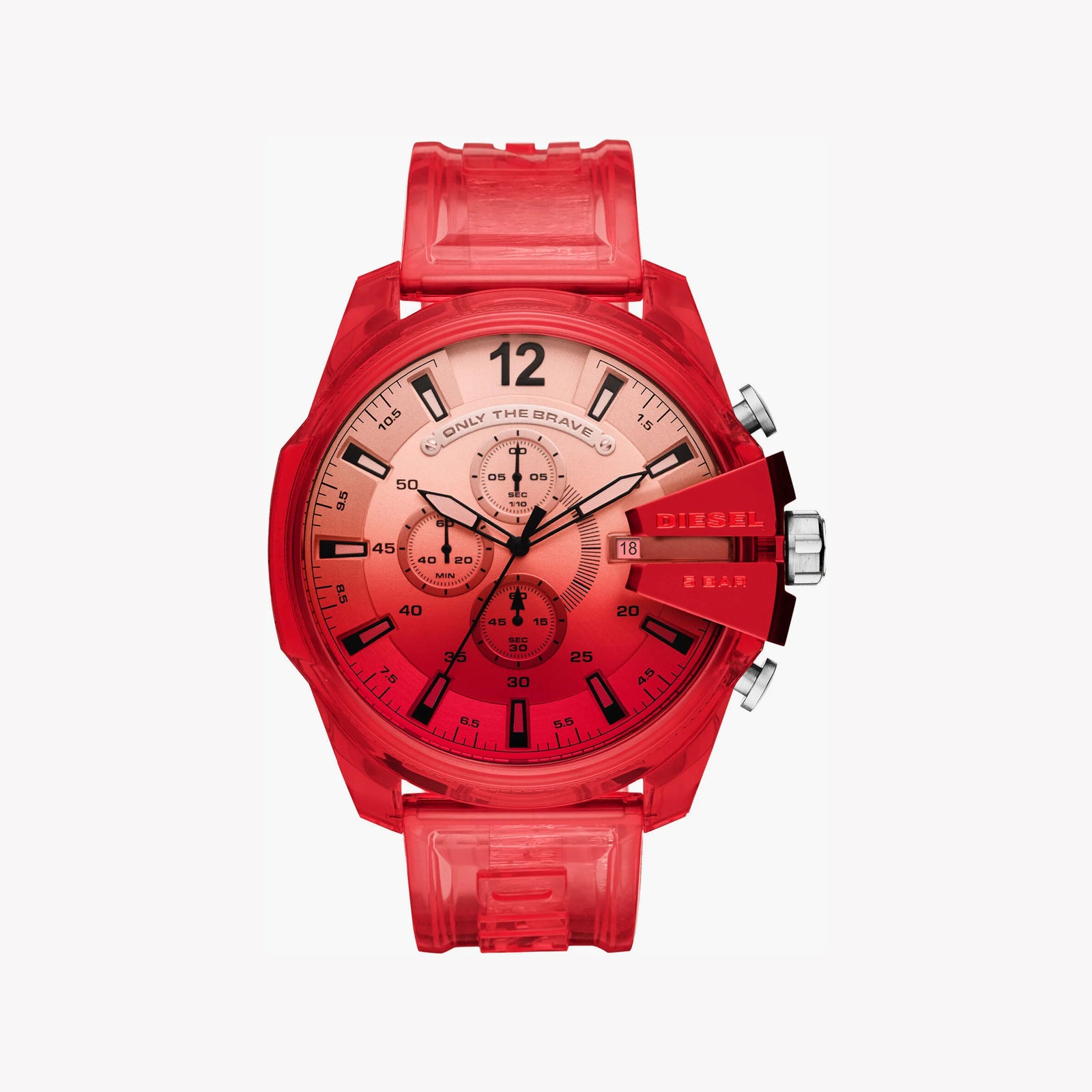 Diesel Men's Red Watch, Plastic Case/Polyurethane Band | Dz4534 by i-watch
