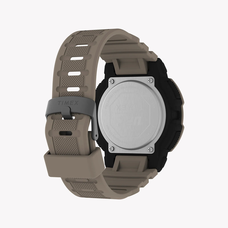Timex Men's Resin Watch, Black/Tan | Ufc Rumble Digital by i-watch