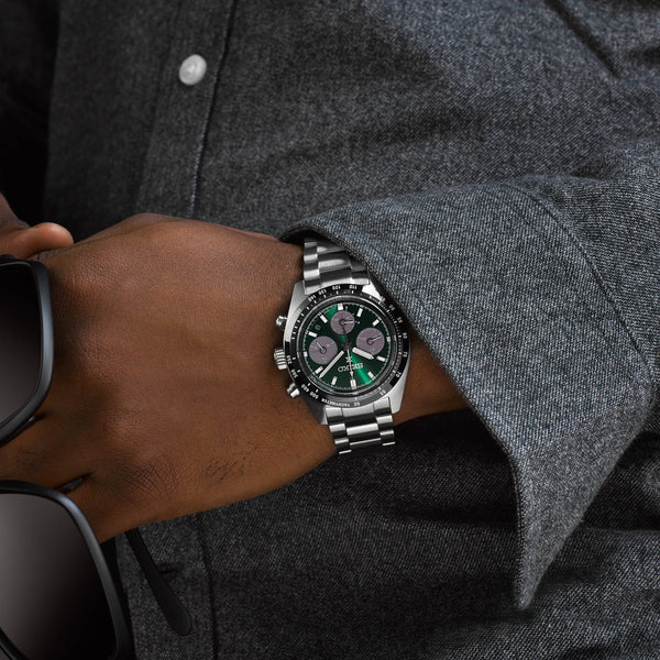 Seiko Prospex Men's Silver Stainless Steel, Green Dial | Ssc933p1 by i-watch