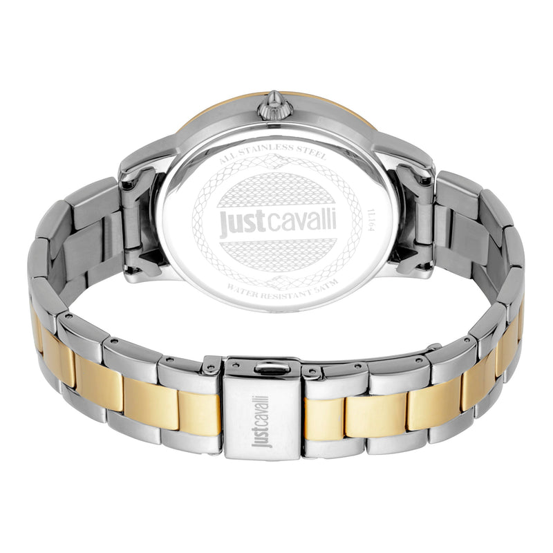 Just Cavalli Women's Silver & Gold Stainless Steel Watch, Silver Case | Jc1l164m0095 by i-watch