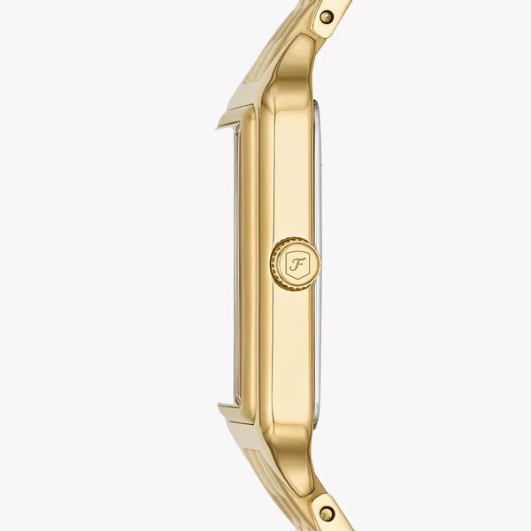 Fossil Women's Gold Stainless Steel Watch, Silver Dial | Es5220 by i-watch